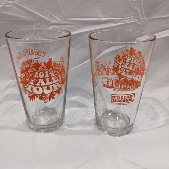 Sweetwater Pint Glasses, Set of 2, 2014 Fall IPA Tour, Great Condition - Picture 3 of 6